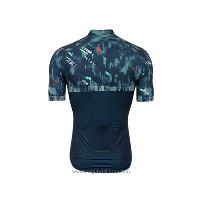 2021 Abbigliamento Ciclismo Pearl Izumi Blu Verde Manica Corta e Salopette